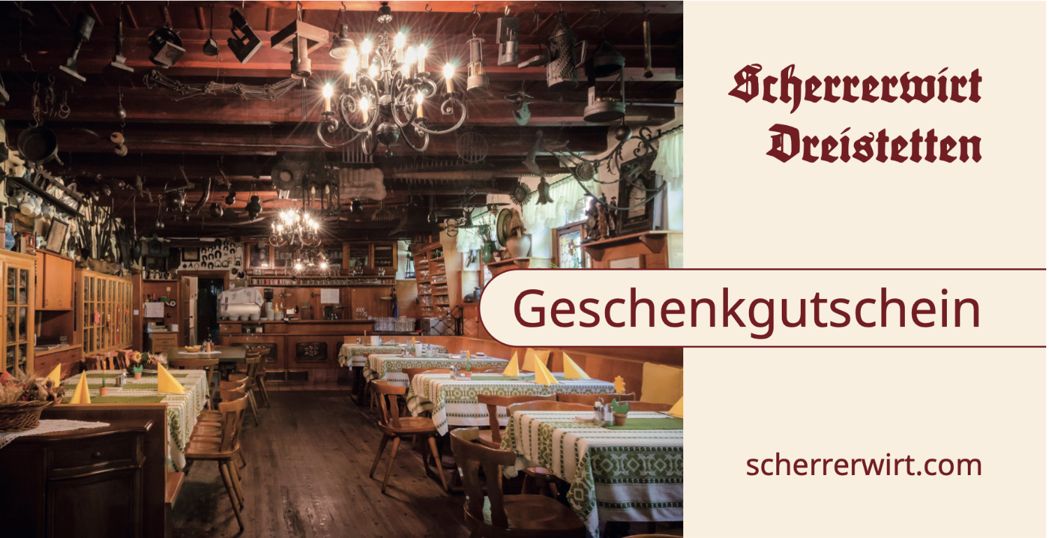 Scherrerwirt Gutschein